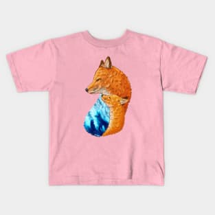 Serene Foxes Kids T-Shirt